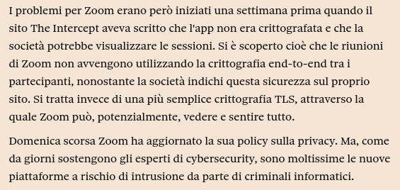 ultima parte articolo dulla privacy zoom e elon musk