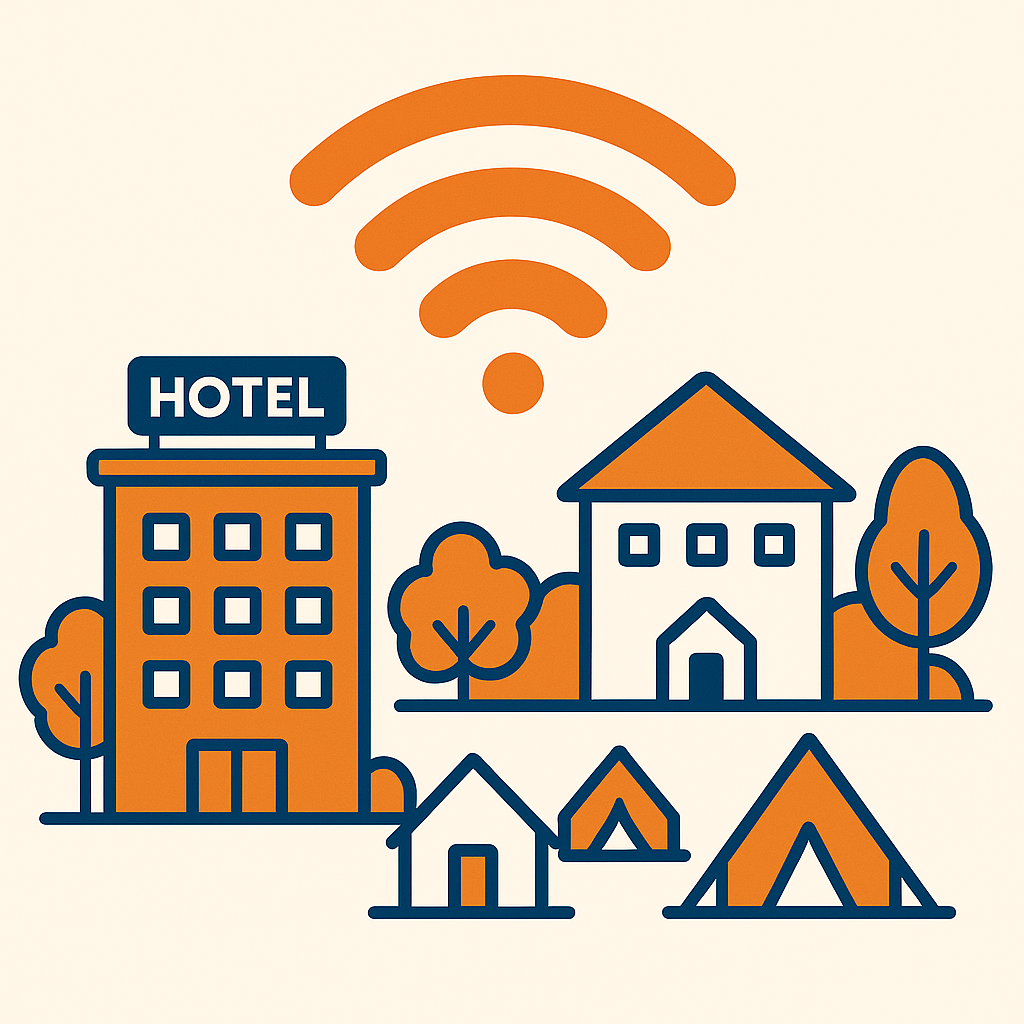 Hotspot per hotel, campeggi e villaggi turistici