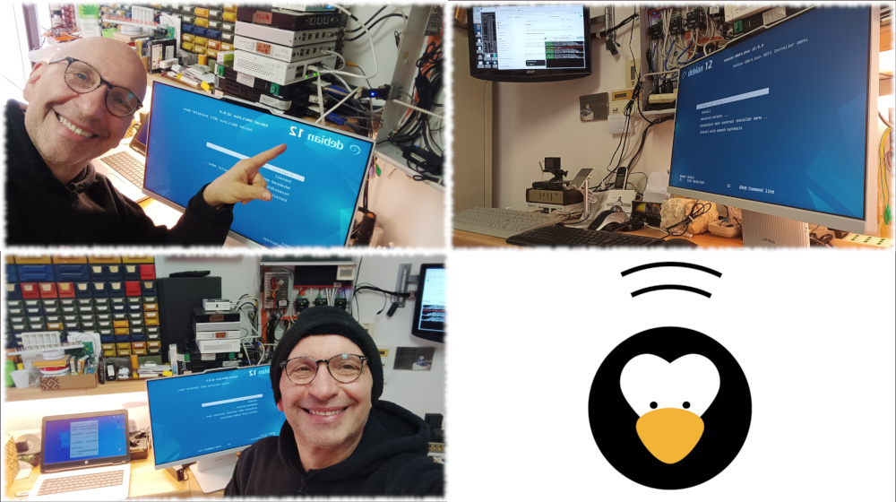 Installazione in laboratorio del sistema operativo Debian su nuovo PC Lenovo
